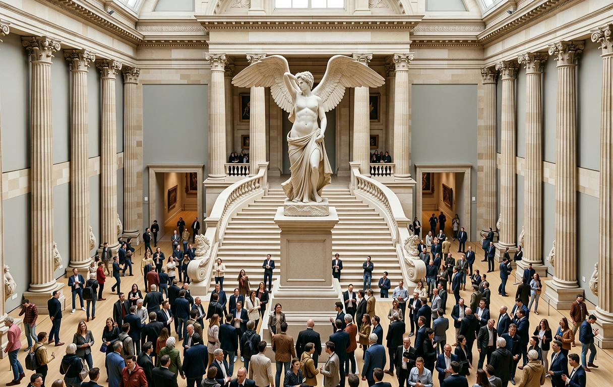 Winged Victory in Denon Wing