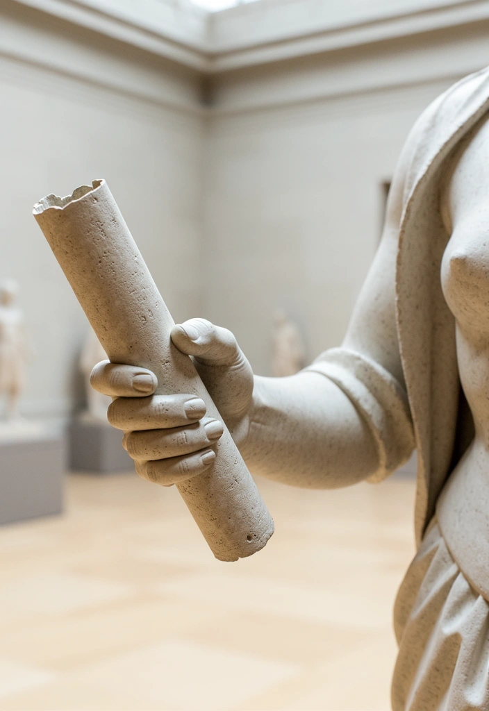 Klassische Skulptur Detail